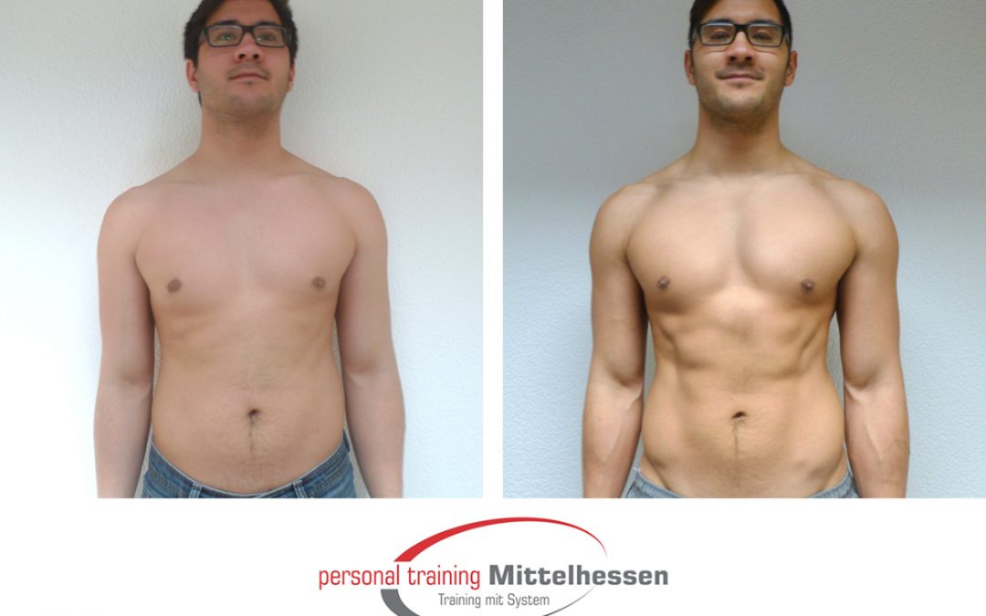 Muskel aufbauen – Ergebnis von Sebastian S